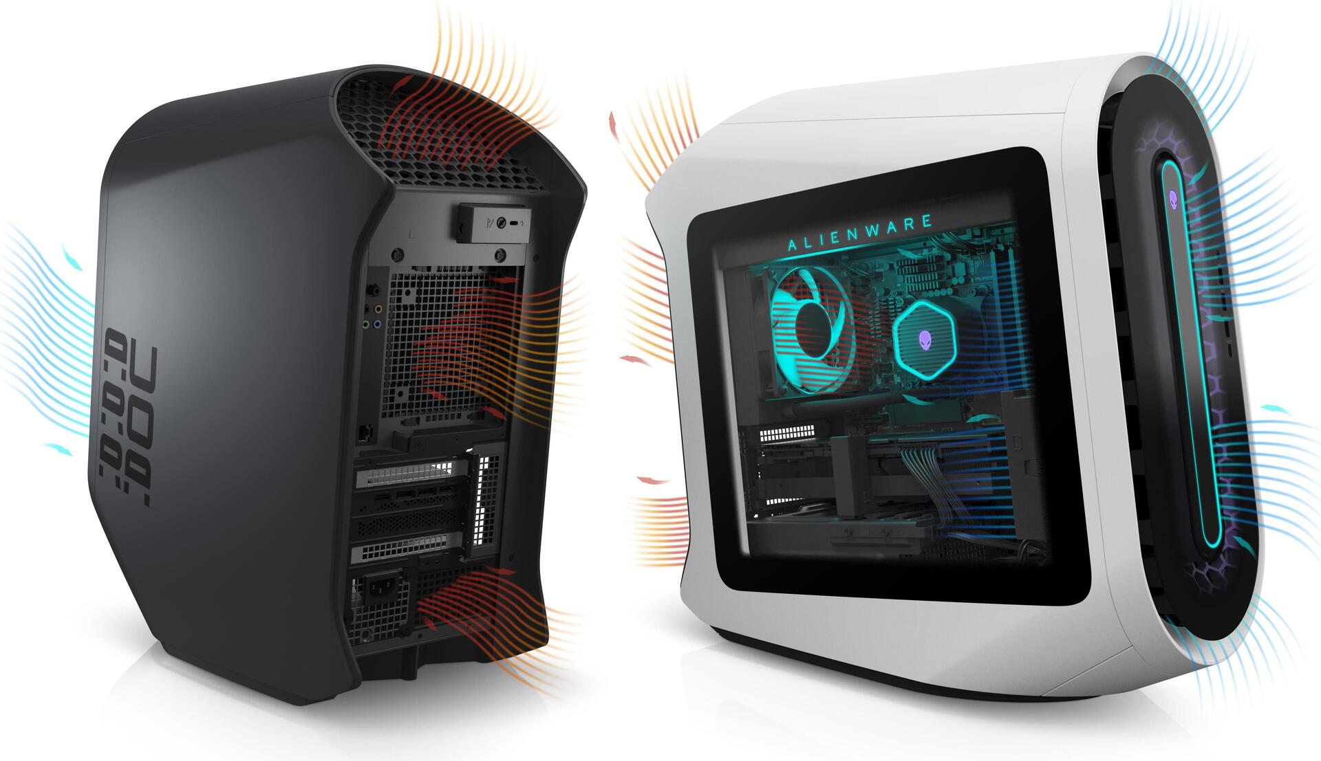 Купить Alienware Aurora R13 i7-12700K Desktop Intel® Core™ i7 16 GB DDR5-SDRAM 1000 GB SSD Windows 11 Home PC Weiß (WVPG2) в магазине wardena.ru