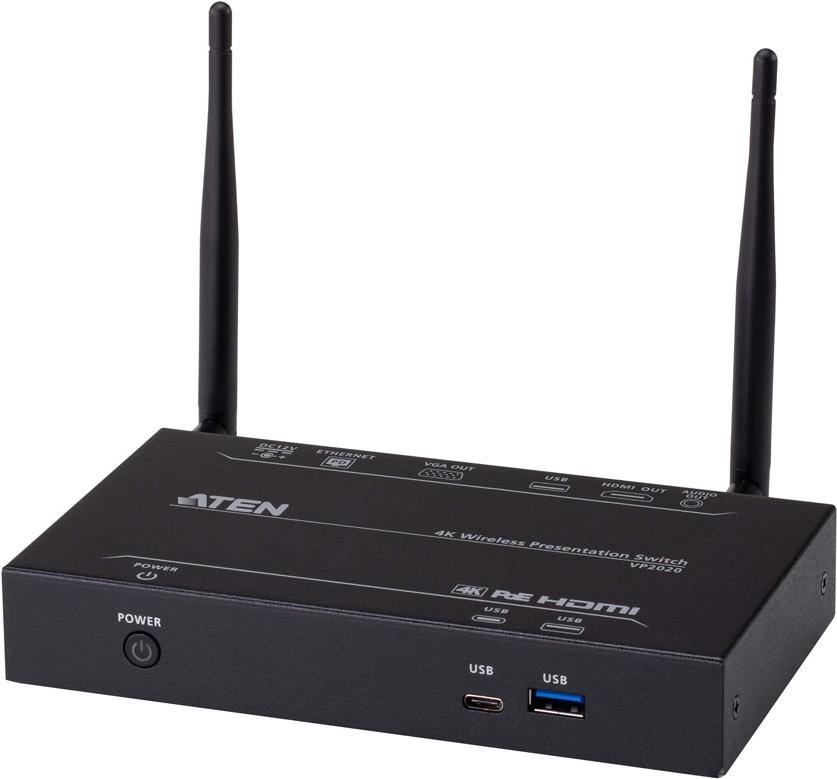 Купить ATEN VP2020 4K Wireless Presentation Switch mit Dual View (VP2020) в магазине wardena.ru