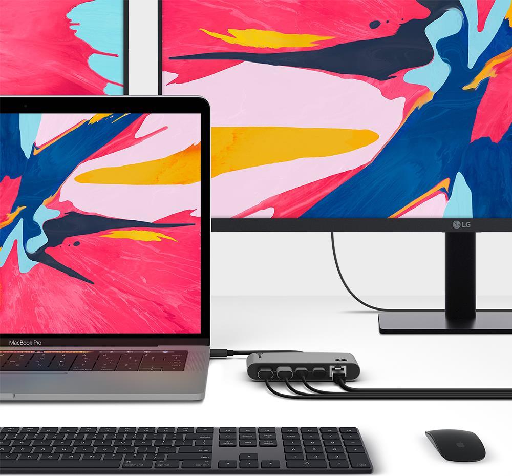 Купить ALOGIC TB3D2DPBL-SGR - Thunderbolt 3 - DisplayPort,RJ-45,USB 3.2 Gen 1 (3.1 Gen 1) - Schwarz - Grau - Windows 10 - Mac OS X 10.12 Sierra - Mac OS X 10.13 High Sierra - Mac OS X 10.14 Mojave - 124 mm (TB3D2DPBL-SGR) в магазине wardena.ru