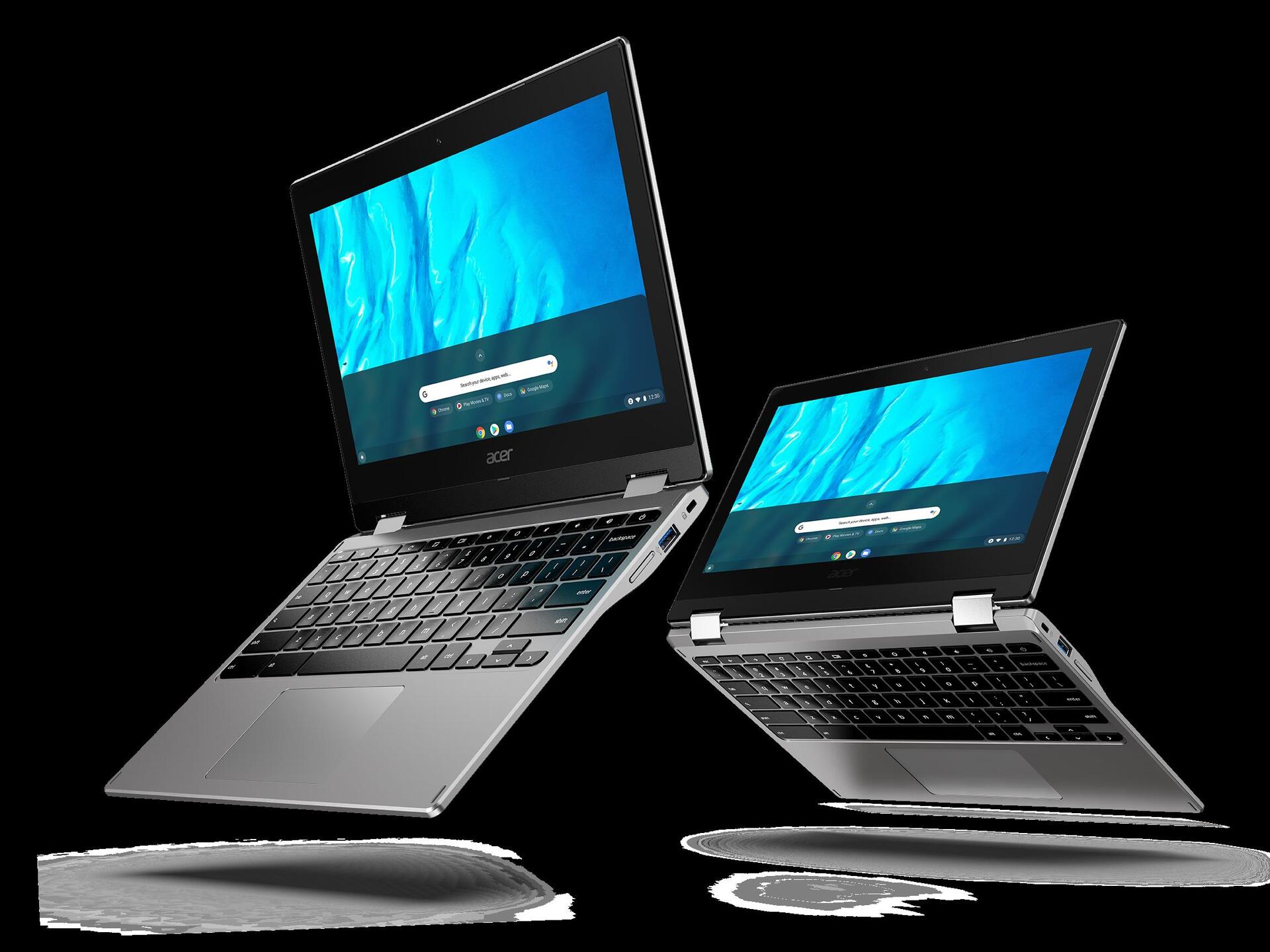 Купить Acer Chromebook Spin 311 CP311-3H-K7MM - Flip-Design - MT8183 / 2 GHz - Chrome OS - Mali-G72 MP3 - 4 GB RAM - 64 GB eMMC - 29.46 cm (11.6") AHVA Touchscreen 1366 x 768 (HD) - Wi-Fi 5 - Reines Silber - kbd: Deutsch (NX.HUVEG.007) в магазине wardena.ru