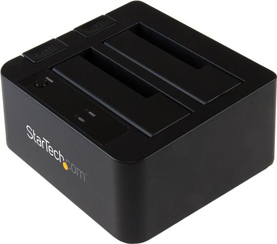 Купить StarTech.com USB 3,1 Gen 2 (10Gbps) Dual-Bay Dock for 2.5"/3.5" SATA Drives - Speicher-Controller mit Datenanzeige, Netzanzeige - 6,4 cm, 8,9 cm (2.5", 3.5") - USB 3,1 (Gen 2) - Schwarz (SDOCK2U313) в магазине wardena.ru
