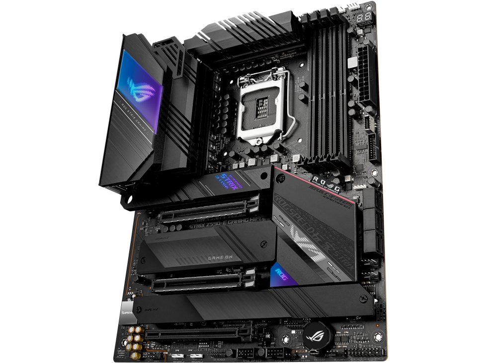 Купить ASUS ROG STRIX Z590-E GAMING WIFI - Motherboard - ATX - LGA1200-Sockel - Z590 - USB-C Gen2, USB 3,2 Gen 1, USB 3,2 Gen 2, USB-C Gen 2x2 - Wi-Fi, 2 x 2,5 Gigabit LAN - Onboard-Grafik (CPU erforderlich) - HD Audio (8-Kanal (90MB1640-M0EAY0) в магазине wardena.ru