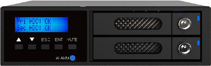 Купить RAIDON inTank iR2022 - Internes RAID-Gehäuse mit Datenanzeige, Netzanzeige, Tastensperre, LCD-Anzeige, Lüfter - 6,4 cm (2.5") - 2 Sender/Kanal - SATA 6Gb/s - RAID 0, 1 - SATA 6Gb/s (IR2022) в магазине wardena.ru