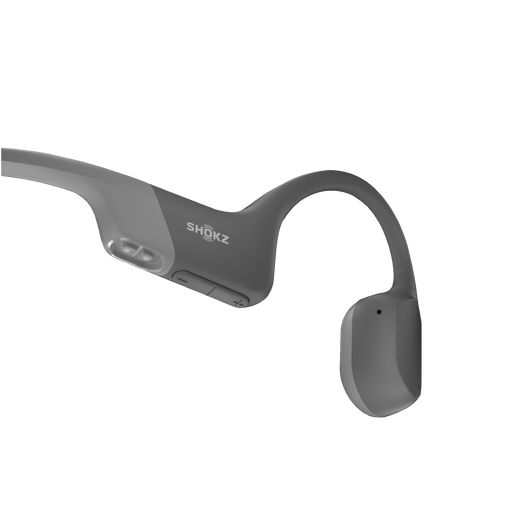 Купить AfterShokz OpenRun - Kopfhörer mit Mikrofon - offenes Ohr - hinter dem Nacken angebracht - Bluetooth - kabellos - Grau (S803GY) в магазине wardena.ru
