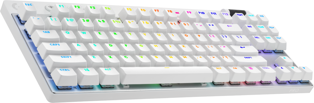 Купить Logitech G PRO X TKL Tastatur Gaming RF Wireless + Bluetooth QWERTZ Deutsch Weiß (920-012144) в магазине wardena.ru