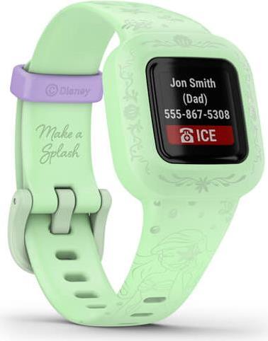 Купить Garmin vivofit jr. 3 - Disney The Little Mermaid - Aktivitätsmesser mit Band - Silikon - grün - Bandgröße 130-175 mm - Bluetooth - 25 g (010-02441-13) в магазине wardena.ru