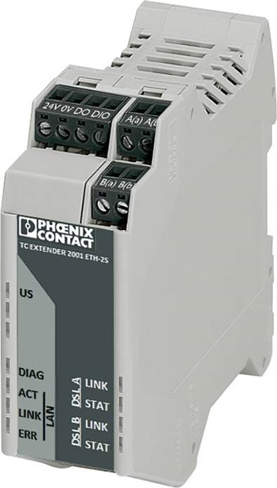 Купить Phoenix Contact Zweite Generation: Unmanaged Ethernet-Extender TC EXTENDER 2001 ETH-2S 2702409 18 - 30 V/DC (2702409) в магазине wardena.ru