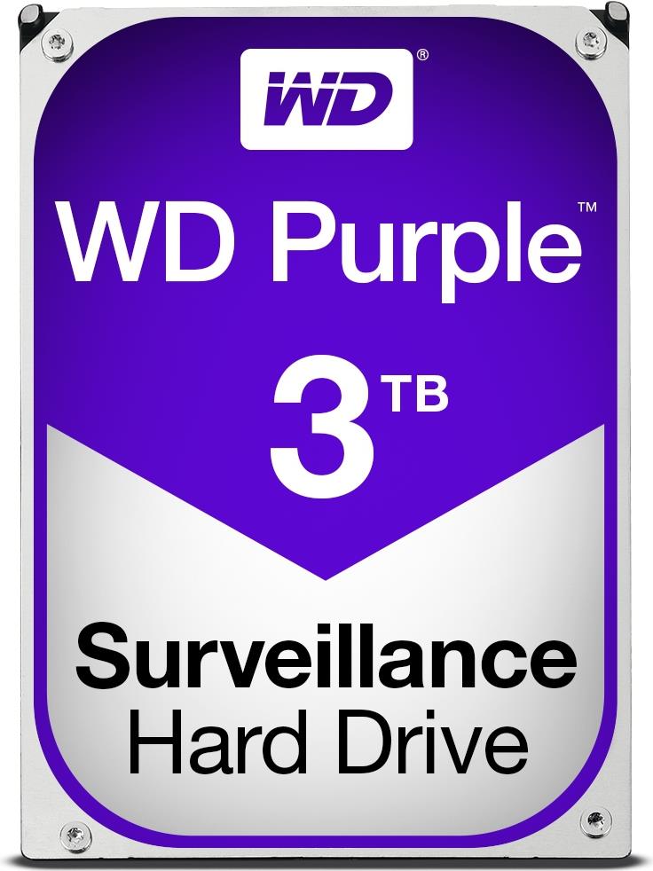 Купить WD Purple Surveillance Hard Drive WD30PURZ - Festplatte - 3 TB - intern - 8.9 cm (3.5") - SATA 6Gb/s - 5400 U/min - Puffer: 64 MB в магазине wardena.ru