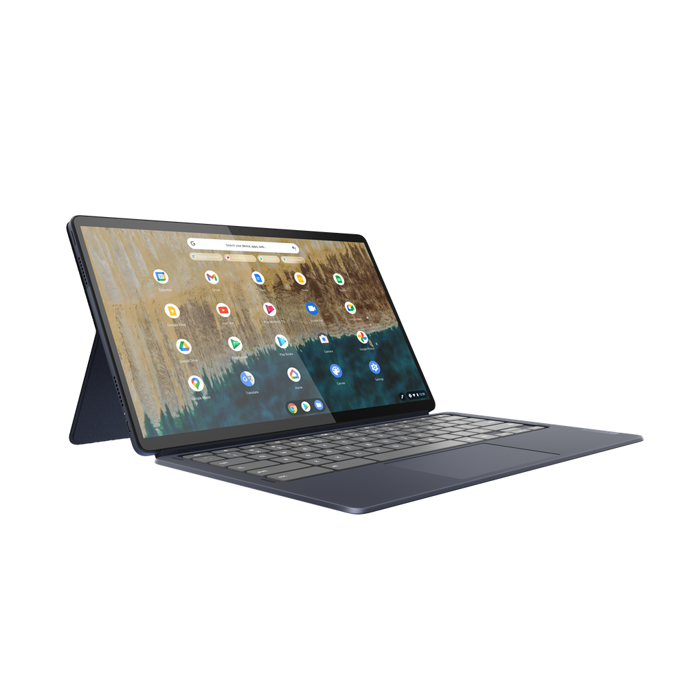 Купить Lenovo IdeaPad Duet 5 CB 13Q7C6 82QS - Mit abnehmbarer Tastatur - Snapdragon 7c Gen 2 Kryo 468 / 2.55 GHz - Chrome OS - Qualcomm Adreno - 4 GB RAM - 64 GB eMMC - 33.8 cm (13.3") OLED Touchscreen 1920 x 1080 (Full HD) - W (82QS001MGE) в магазине wardena.ru