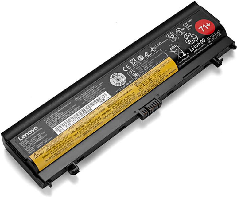 Купить Lenovo ThinkPad Battery 71+ - Laptop-Batterie - 1 x Lithium-Ionen 6 Zellen 48 Wh - für ThinkPad L560 20F1, 20F2, L570 20J8, 20J9, 20JQ, 20JR (4X50K14089) в магазине wardena.ru