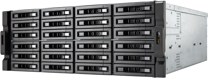 Купить QNAP TS-h2483XU-RP - NAS-Server - 24 Schächte - Rack - einbaufähig - SATA 6Gb/s - RAID 0, 1, 5, 6, 10, 50, JBOD, 5 Hot Spare, 6 Hot Spare, 60, 10-Hot-Spare, RAID TP - RAM 128 GB - Gigabit Ethernet / 10 Gigabit Ethernet / (TS-H2483XU-RP-E2236-128G) в магазине wardena.ru