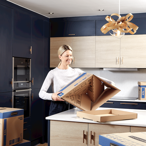 Купить Fellowes SmoothMove™ Prime FastFold® Umzugsbox 29x38x43 cm (47L) - Aufbewahrungsbox - Natürlich/Natur - Rechteckig - Karton - Muster - 47 l (6204001) в магазине wardena.ru