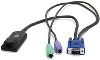 Купить Hewlett Packard Enterprise KVM CAT5 1-pack PS/2 Interface Adapter Tastatur/Video/Maus (KVM)-Kabel (396632-001) в магазине wardena.ru