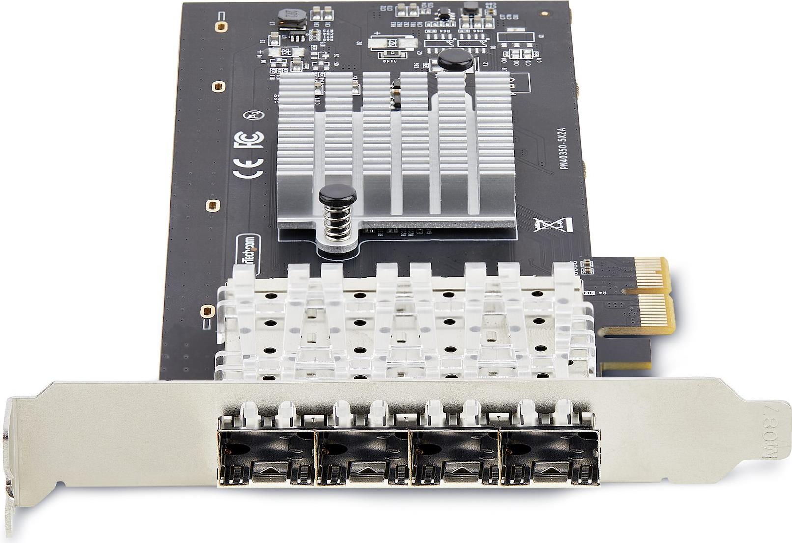 Купить StarTech.com 4-Port GbE SFP Network Card, PCIe 2.0 x2, Intel I350-AM4 4x 1GbE Controller, 1000BASE Copper/Fiber Optic, Quad-Port Gigabit Ethernet NIC, Desktop/Server Backplanes - Windows and Linux Compatible (P041GI-NETW (P041GI-NETWORK-CARD) в магазине wardena.ru