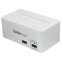 Купить StarTech.com USB 3.0 auf SATA / SSD Festplatten Dockingstation mit integriertem USB Schnelllade-Hub und UASP-Unterstützung für SATA 6 GB/s - Speicher-Controller - 2.5", 3.5" (6.4 cm, 8.9 cm) - SATA 6Gb/s - USB 3.0 - Weiß (SDOCKU33HW) в магазине wardena.ru