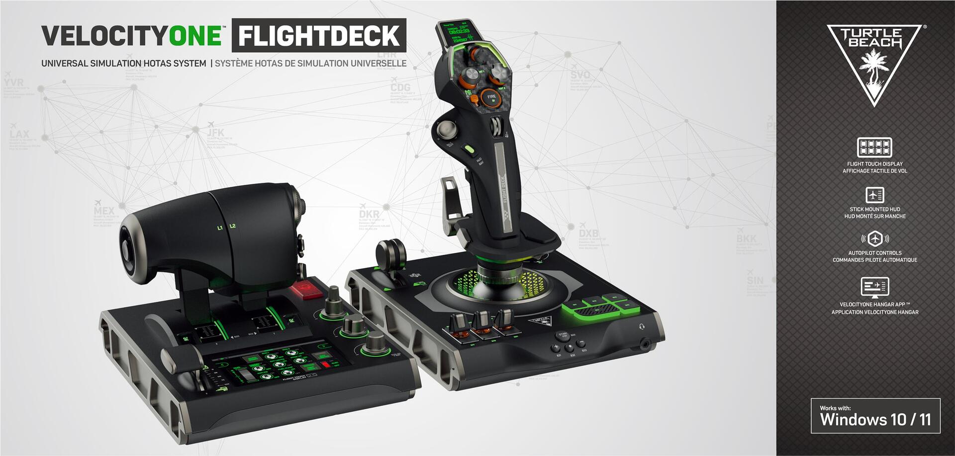 Купить Turtle Beach VelocityOne Schwarz USB Flightstick Analog / Digital PC (TBS-0724-05) в магазине wardena.ru