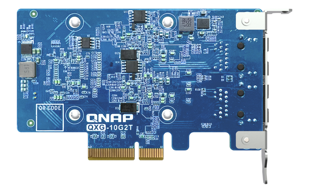 Купить QNAP QXG-10G2T Netzwerkkarte Eingebaut Ethernet 10000 Mbit/s (QXG-10G2T) в магазине wardena.ru