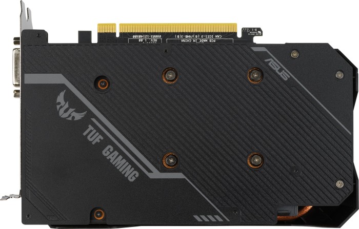 Купить ASUS TUF-GTX1660TI-6G-EVO-GAMING - Grafikkarten - GF GTX 1660 Ti - 6 GB GDDR6 - PCIe 3.0 - DVI, 2 x HDMI, DisplayPort (90YV0CT8-M0NA00) в магазине wardena.ru