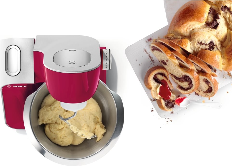 Купить Bosch MUM5 CreationLine MUM58420 - Küchenmaschine - 1000 W - Red Diamond/Silber в магазине wardena.ru