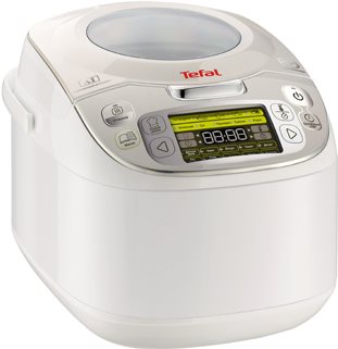 Купить Tefal RK8121 - Backen - Dessert - Braten - Suppe - Dampf - Joghurt - Silber - Weiß - LCD (RK 8121) в магазине wardena.ru