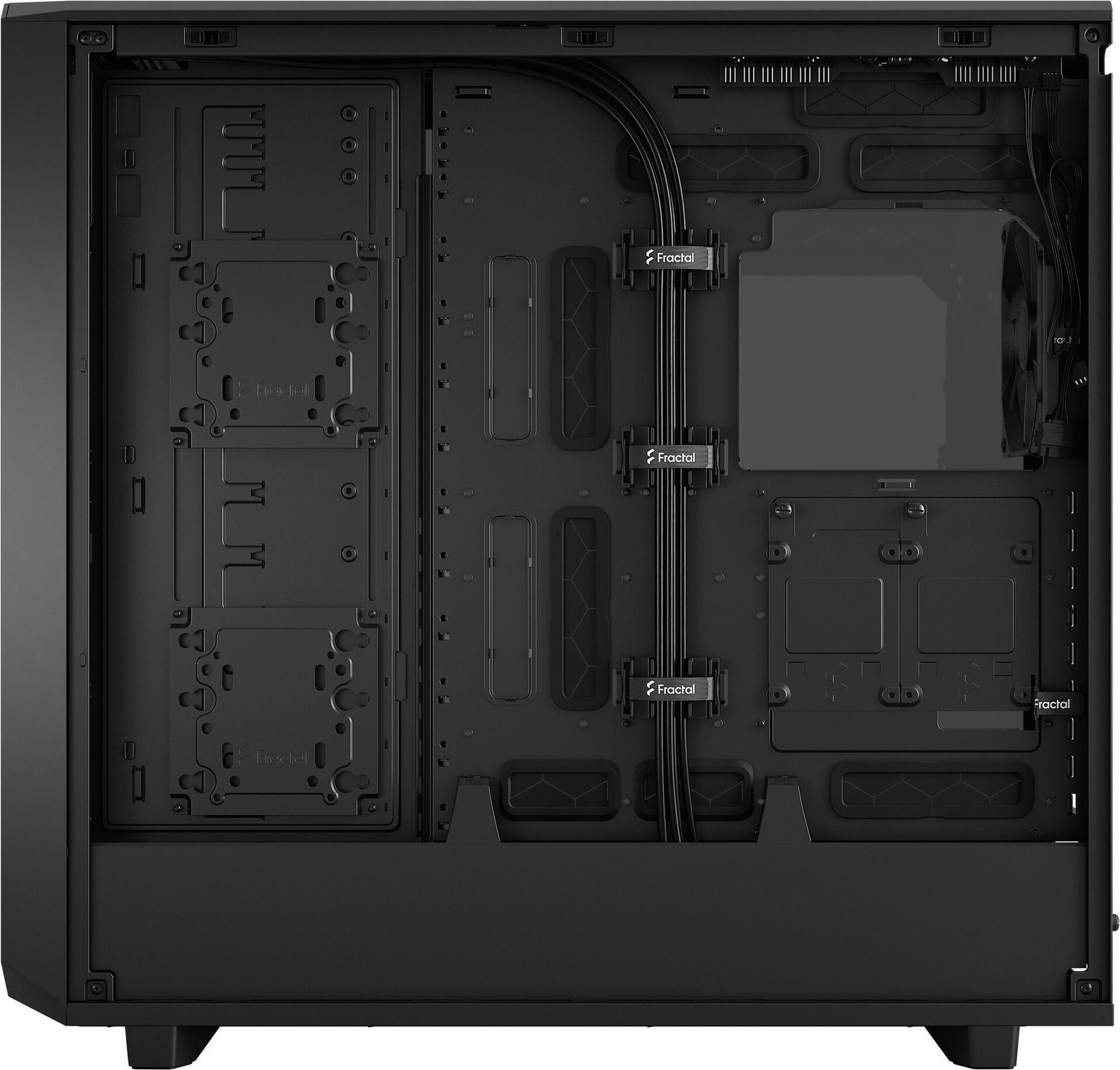 Купить Fractal Design Meshify 2 XL - Tower - verbessertes, erweitertes ATX - Seitenteil mit Fenster (gehärtetes Glas) - keine Spannungsversorgung (ATX) - Schwarz - USB/Audio (FD-C-MES2X-02) в магазине wardena.ru
