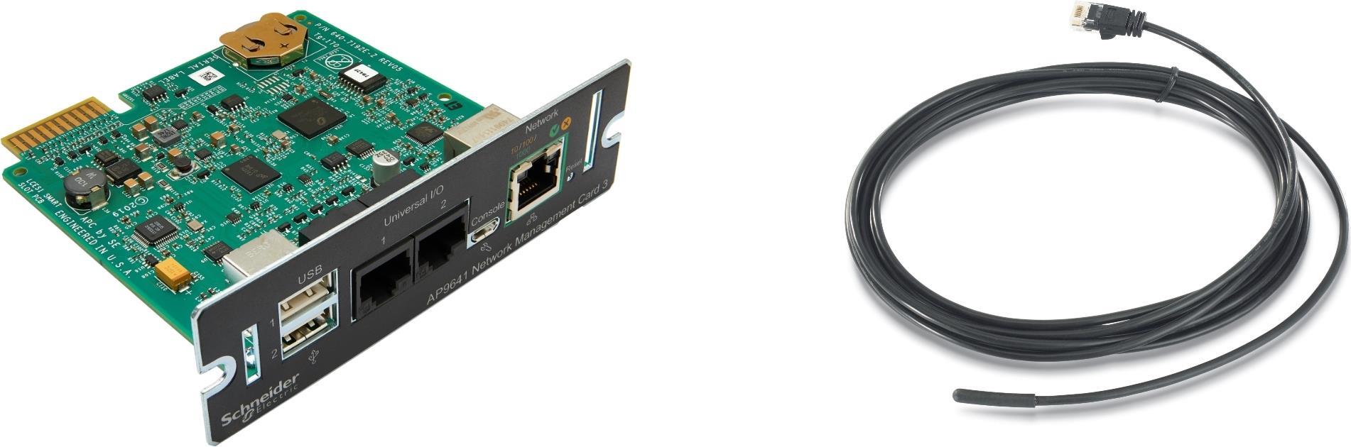 Купить APC UPS Network Management Card with PowerChute Network Shutdown & Environmental Monitoring (AP9641) в магазине wardena.ru
