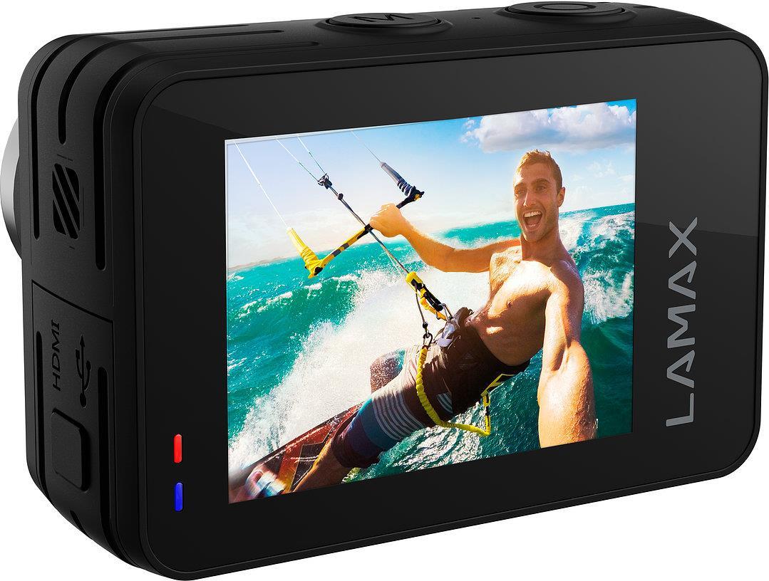 Купить Lamax W9.1 Action Cam 4K, inkl. Stativ, Wasserfest, Zeitraffer, Zeitlupe, Stoßfest, WLAN, Dual-Display (LMXW91) в магазине wardena.ru