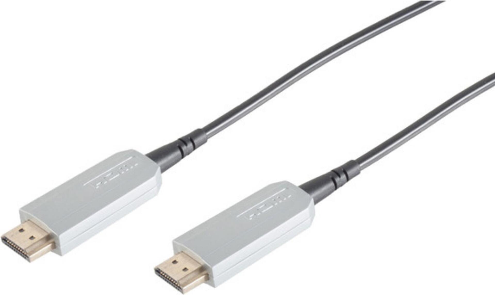 Купить S/CONN maximum connectivity HDMI Anschlußkabel-Optisches-HDMI Anschlusskabel, vergoldete Kontakte 5,0m (01-20055) в магазине wardena.ru