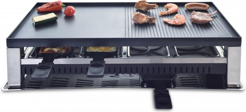 Купить Solis Grill 12,70cm (5") 1 - Raclette/ Tischgrill/ Wok/ Crêpes/Pizza - 8 Personen - Edelstahl - Table Grill 12,70cm (5") 1 - Typ 790 (977.47) в магазине wardena.ru