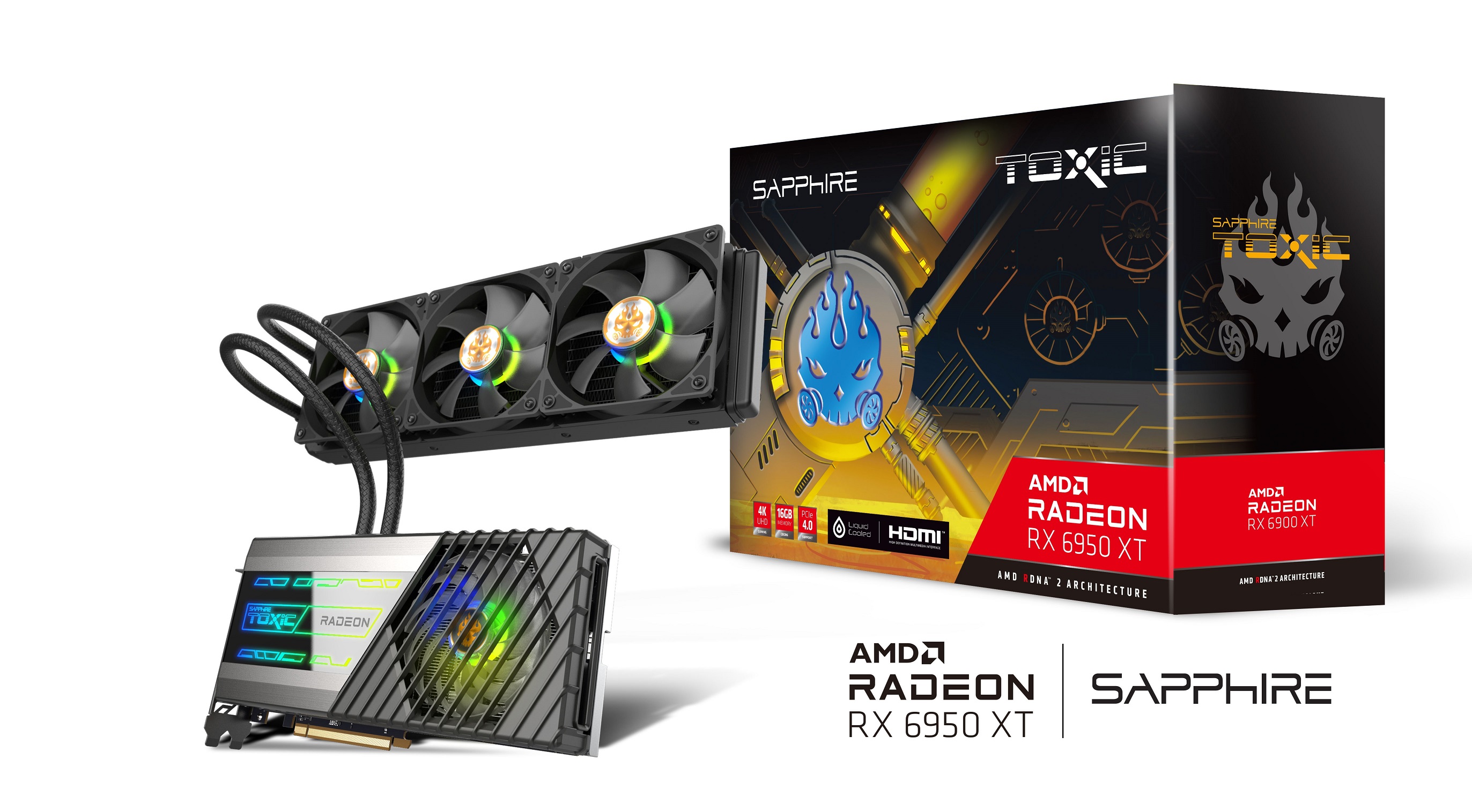 Купить Sapphire TOXIC Radeon RX 6950 XT limited edition - Grafikkarten - Radeon RX 6950 XT - 16GB GDDR6 - PCIe 4,0 - HDMI, 3 x DisplayPort (11317-01-20G) в магазине wardena.ru