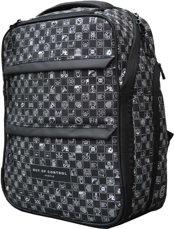 Купить Geformter Rucksack 3D-Kollektion OUT OF CONTROL PEOPLE, 27 Liter Fassungsvermögen в магазине wardena.ru