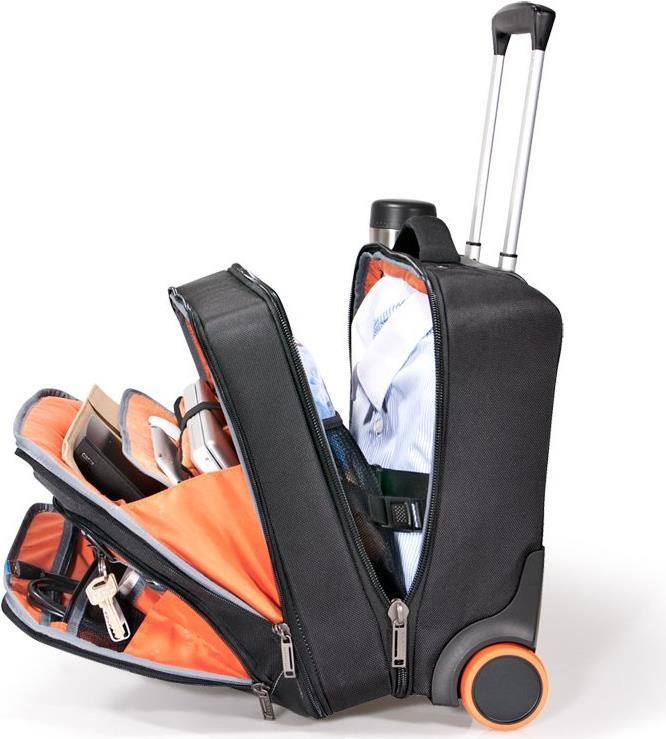 Купить Everki EKB440 Notebooktasche 40,6 cm (16" ) Trolley-Koffer Schwarz - Orange (90981) в магазине wardena.ru