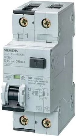 Купить Siemens FI-Schutzschalter 1polig+N B20 A 0,03 (5SU1356-6KK20) в магазине wardena.ru
