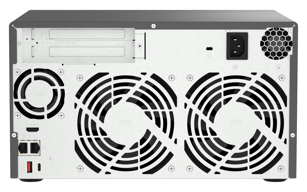 Купить QNAP TVS-h874 NAS Tower Eingebauter Ethernet-Anschluss Schwarz (TVS-H874-I7-32G) в магазине wardena.ru