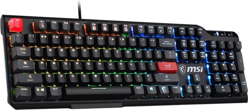 Купить MSI Vigor GK41 Dusk LR US Tastatur Gaming USB QWERTY Englisch Schwarz (VIGOR GK41 DUSK LR US) в магазине wardena.ru