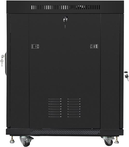 Купить Lanberg FF01-8015-12BL Rack 15U Freistehendes Gestell Schwarz (FF01-8015-12BL) в магазине wardena.ru