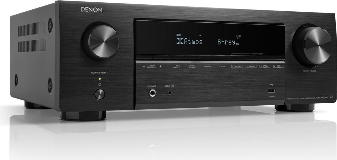 Купить Denon AVR-X1800H - AV-Netzwerk-Receiver - 8K (AVR-X1800HDAB) в магазине wardena.ru