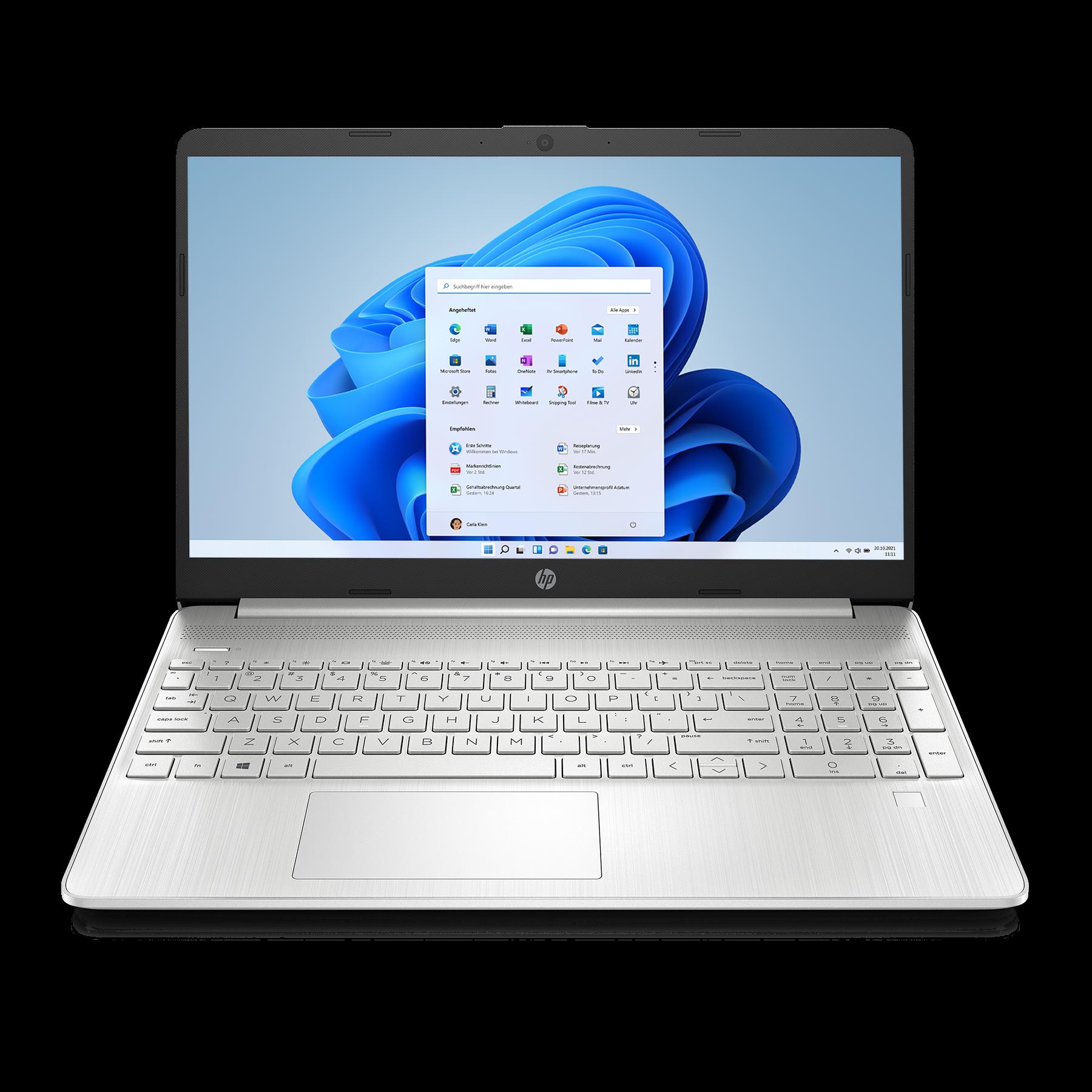 Купить HP Laptop 15s-eq3173ng - AMD Ryzen 7 5825U / 2 GHz - Win 11 Home - Radeon Graphics - 16 GB RAM - 512 GB SSD NVMe - 39.6 cm (15.6") 1920 x 1080 (Full HD) - Wi-Fi 5 - Natural Silver - kbd: Deutsch (76R26EA#ABD) в магазине wardena.ru