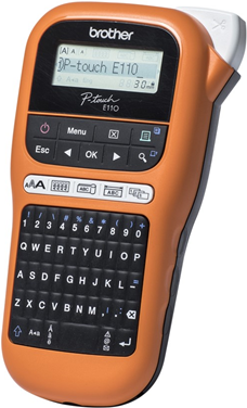 Купить Brother Industrial durable label maker PTE110VP Thermal, Label Spausdintuvas, Oranžinis (PTE110VPZW1) в магазине wardena.ru