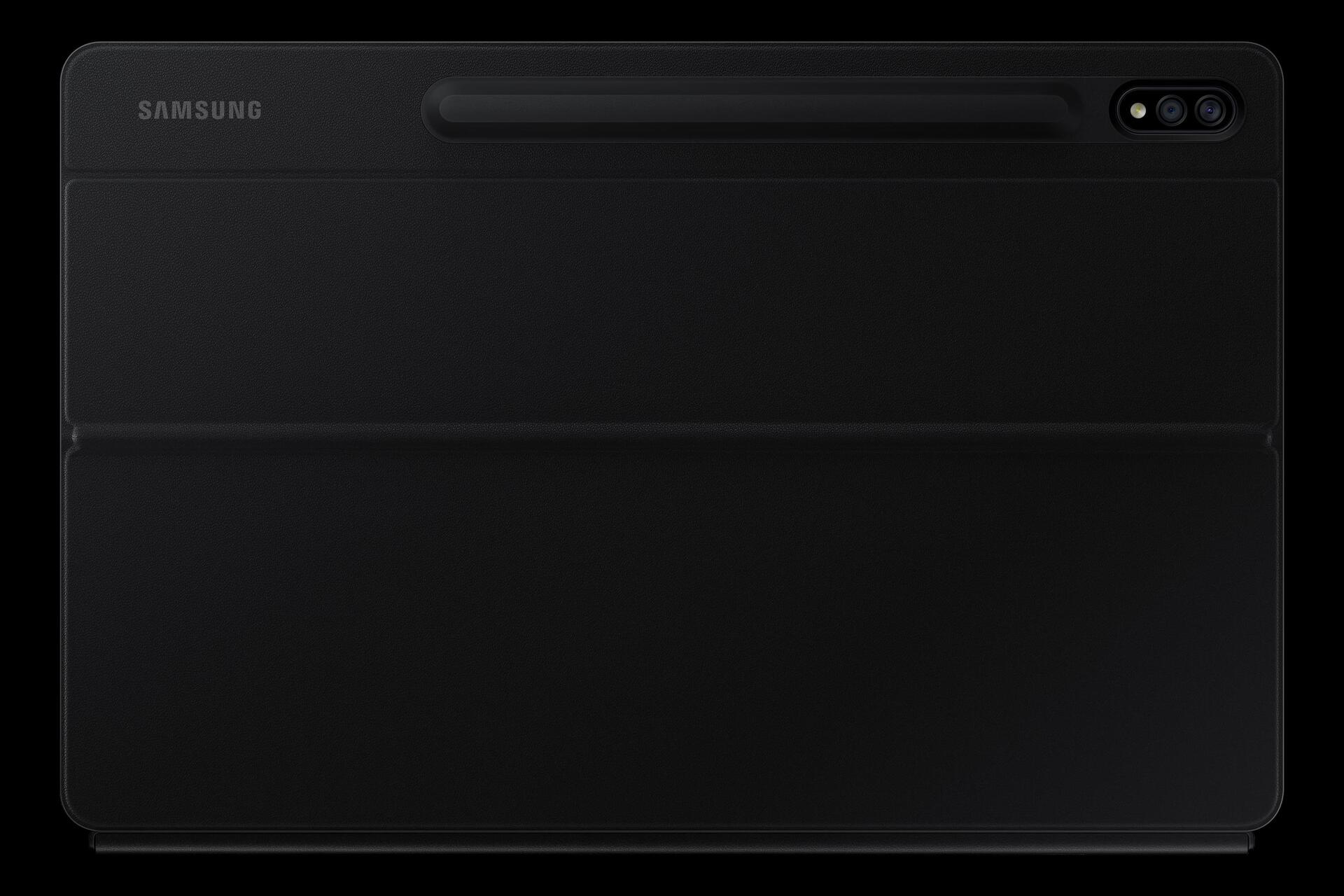 Купить Samsung Book Cover Keyboard EF-DT970 - Tastatur und Foliohülle - mit Touchpad - POGO pin - Schwarz - für Galaxy Tab S7+ (EF-DT970BBGGDE) в магазине wardena.ru