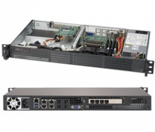 Купить Server Supermicro SYS-5019A-12TN4 SuperServer • 504-203B • A2SDi-LN4F • 1U IPMI в магазине wardena.ru