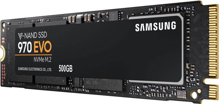 Купить Samsung 970 EVO MZ-V7E500BW - SSD - verschlüsselt - 500GB - intern - M.2 2280 - PCI Express 3.0 x4 (NVMe) - 256-Bit-AES - TCG Opal Encryption 2,0 (MZ-V7E500BW) в магазине wardena.ru