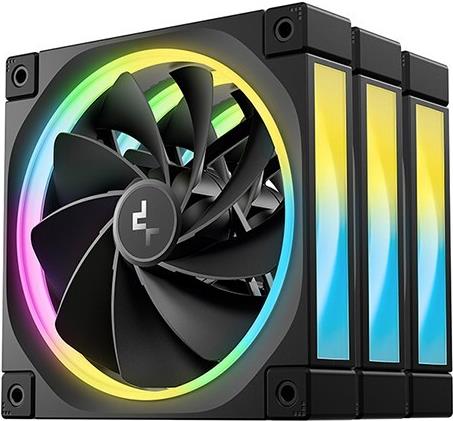 Купить Deepcool FL12R schwarz Reverse 3er Pack 120 mm - 33,9 dB - 500 rpm (R-FL12R-BKAPN3-G) в магазине wardena.ru