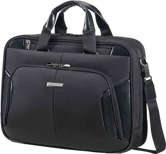 Купить Samsonite XBR 15.6" - Kuriertasche - Schwarz - Einfarbig - Polyester - Polyurethan - Kratzresistent - Schockresistent - 370 x 270 x 40 mm (08N-09-007) в магазине wardena.ru