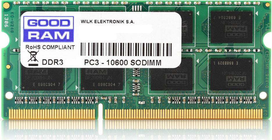 Купить Goodram 4GB PC3-10600 4GB DDR3 1333MHz Speichermodul (W-A3418018) в магазине wardena.ru