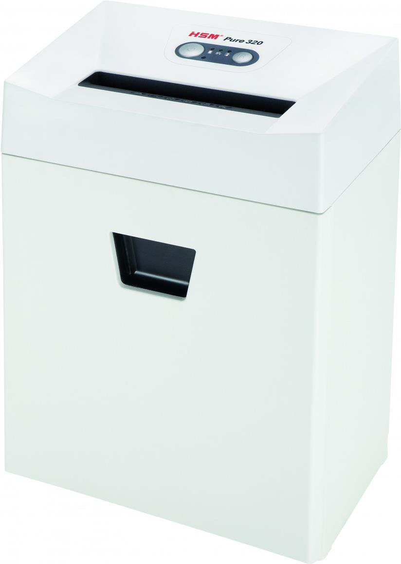 Купить HSM Pure 320 Aktenvernichter Partikelschnitt-Zerkleinerung 55 dB 3 cm Weiß (2333121) в магазине wardena.ru