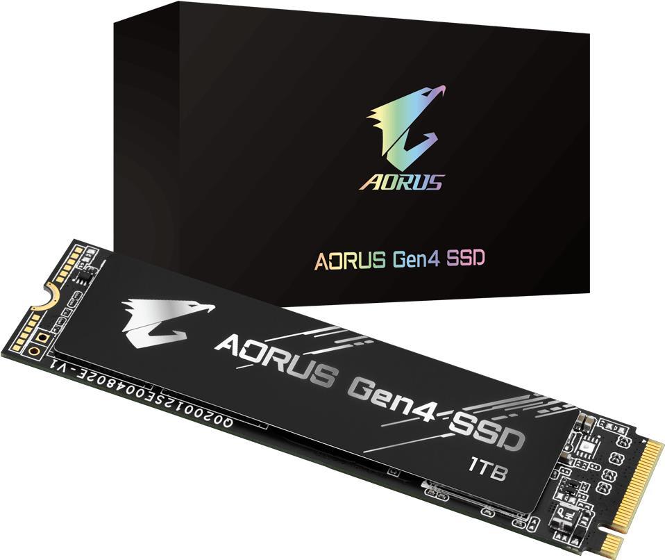 Купить AORUS - SSD - 1000 GB - intern - M.2 2280 - PCI Express 4.0 x4 (NVMe) - Puffer: 1 GB (GP-AG41TB) в магазине wardena.ru