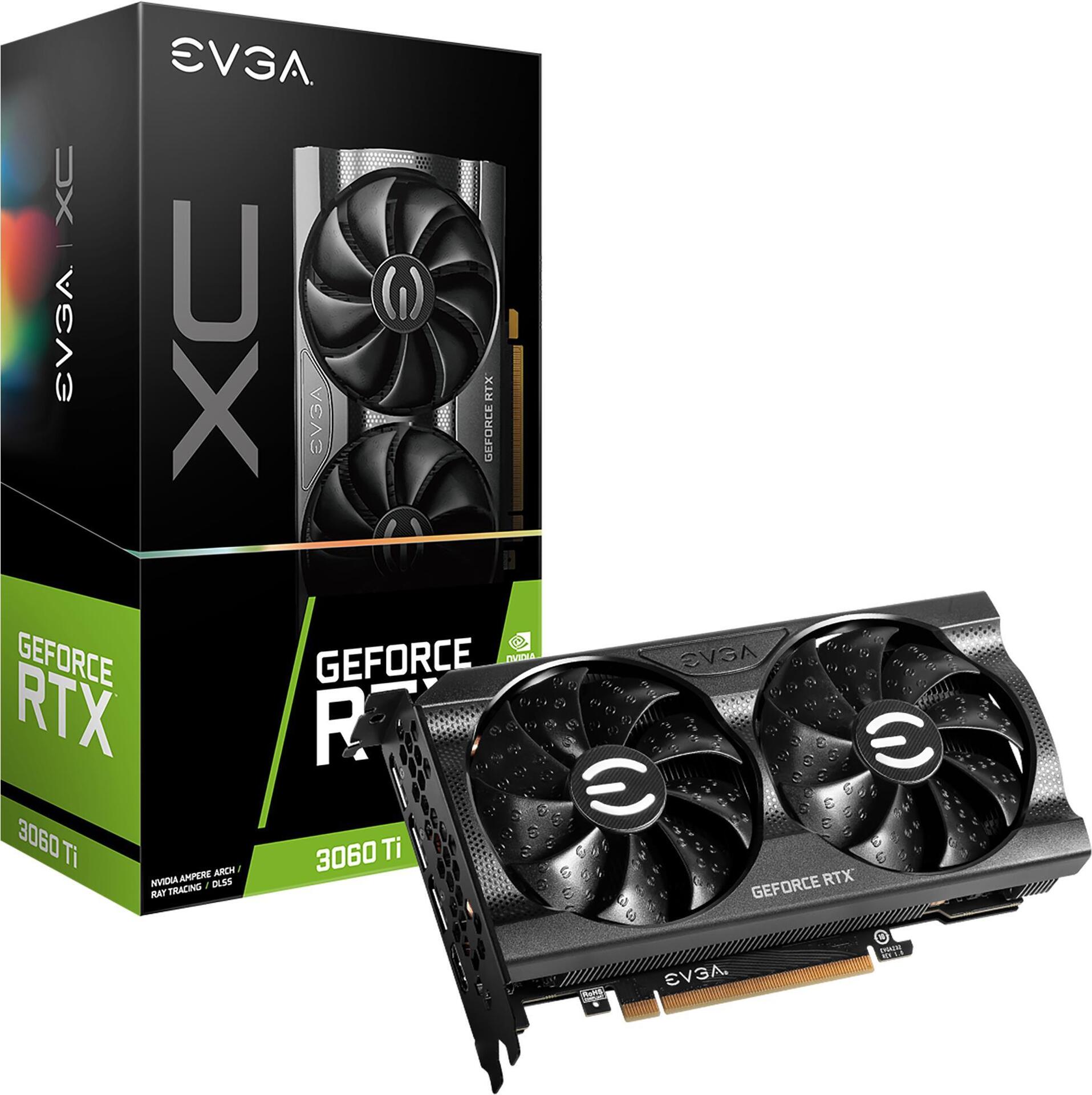Купить EVGA GeForce RTX 3060 Ti XC GAMING - Grafikkarten - GF RTX 3060 Ti - 8 GB GDDR6 - PCIe 4.0 x16 - HDMI, 3 x DisplayPort (08G-P5-3663-KL) в магазине wardena.ru