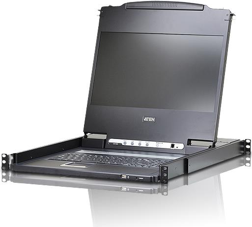 Купить ATEN CL6700MW - KVM-Konsole - Französisches Layout - USB - 43.9 cm (17.3") - Rack - einbaufähig - 1920 x 1080 Full HD (1080p) - HDMI, DVI-D, VGA - 1U (CL6700MW D) в магазине wardena.ru