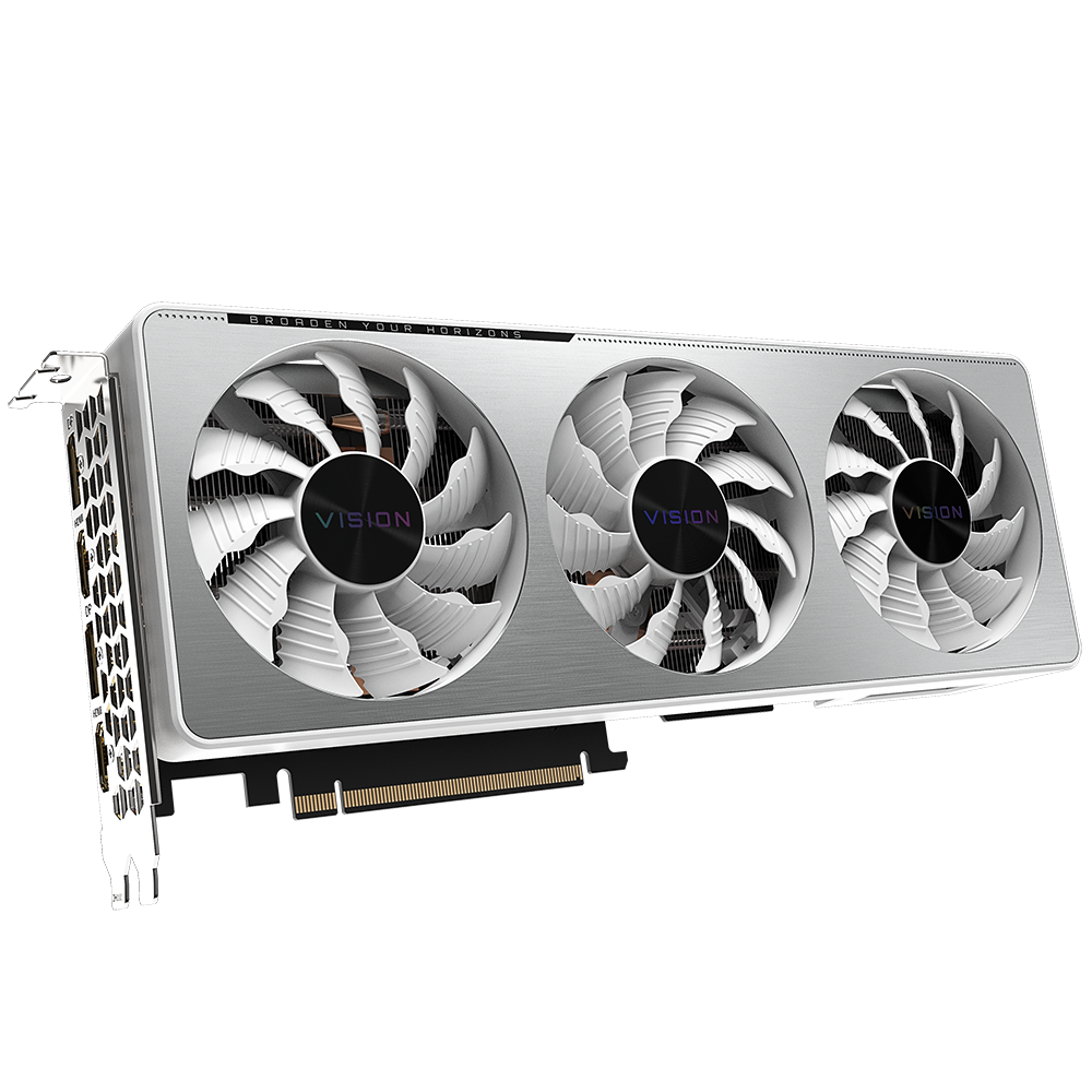 Купить Gigabyte GeForce RTX 3070 VISION OC 8G (rev. 2.0) - Grafikkarten - GF RTX 3070 - 8 GB GDDR6 - PCIe 4.0 - 2 x HDMI, 2 x DisplayPort (GV-N3070VISION OC-8GD 2.0) в магазине wardena.ru